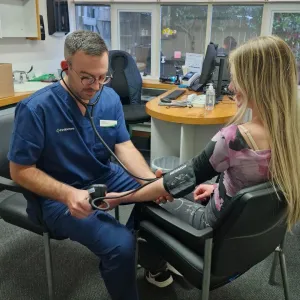 an extended care paramedic diagnoses a patient