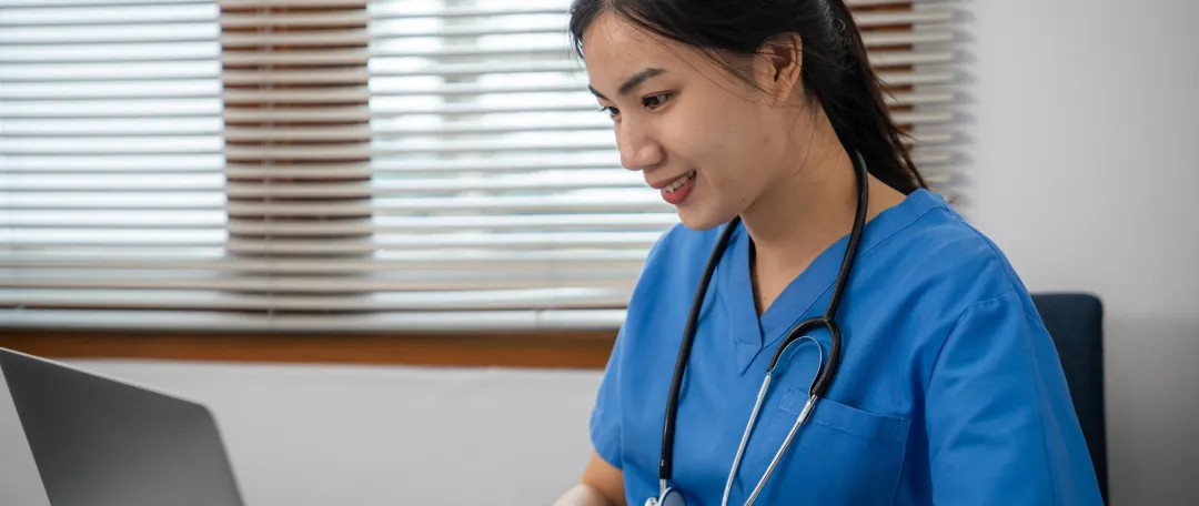 a doctor writing medical notes